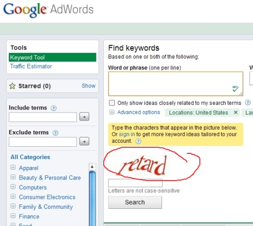 Google Fail