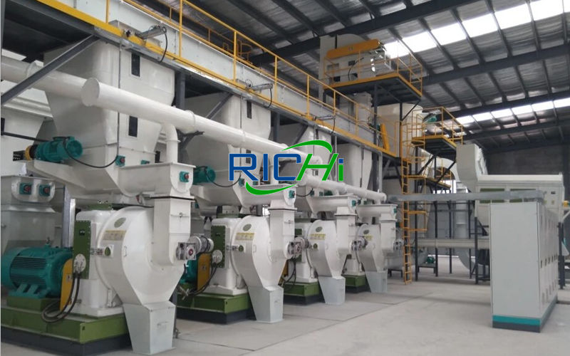 1-1.2T/H Small Capacity Commercial Bamboo Wood Chip Pellet Mill Plant For Biofuel Bamboo Wood Pellet