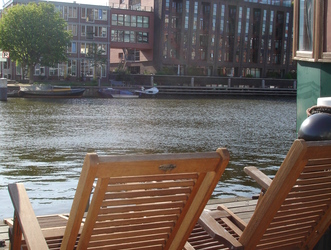 Ronalds Houseboat - Amsterdam - In the Western dock