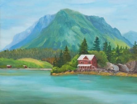 "Neighbors" original fine art by Anne Aleshire