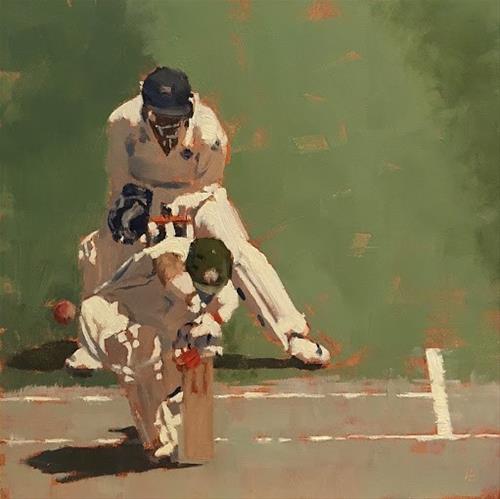 "ON STRIKE #1" original fine art by Helen Cooper