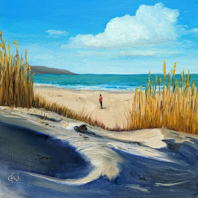 "By the Sand Dune" original fine art by Gary Westlake