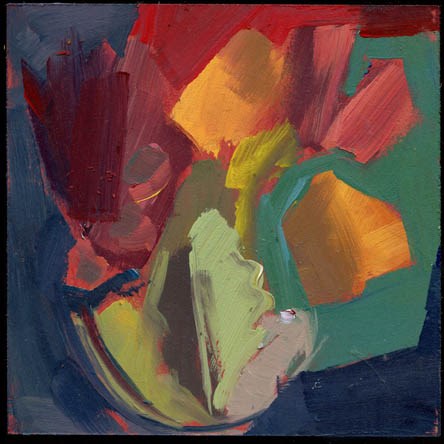 "2196 puffball" original fine art by Lisa Daria