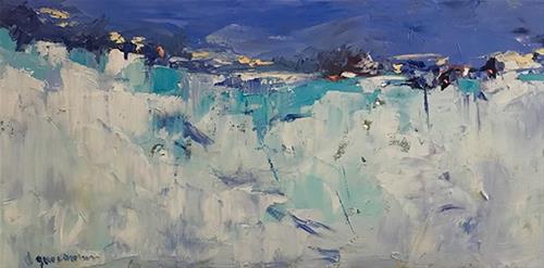 "Snow" original fine art by Natik Natik