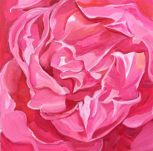"Peony" original fine art by Lauren Kuhn