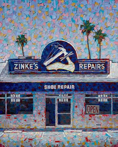 "Zinke's" original fine art by Raymond Logan