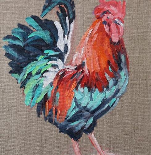 "Strutting Around" original fine art by Mary Anne Cary
