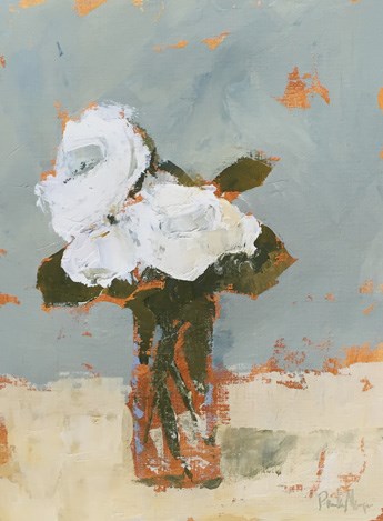 "white floral" original fine art by Pamela Munger