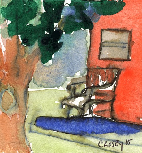 "Creature Comforts" original fine art by Donna Crosby