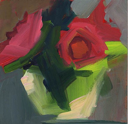 "3430 talk back" original fine art by Lisa Daria