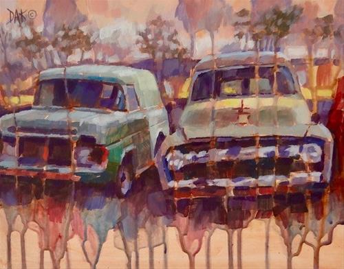 "Old Friends" original fine art by Deborah Ann Kirkeeide