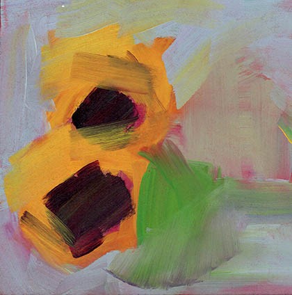 "3770 Dahlia Fest" original fine art by Lisa Daria