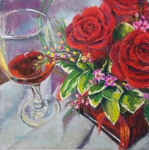 "Days of Wine and Roses" original fine art by Denise Beard