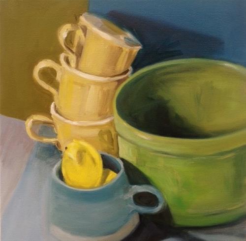 "Analagous One-Eyed Peep" original fine art by Sunny Montgomery