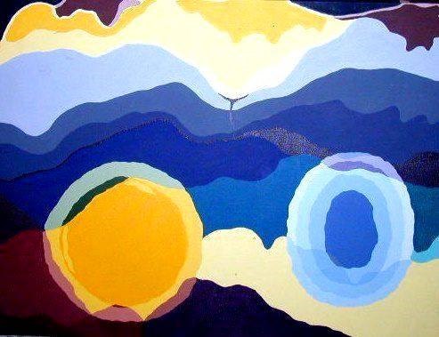 "Abstract Amanda" original fine art by Barbara Lemley