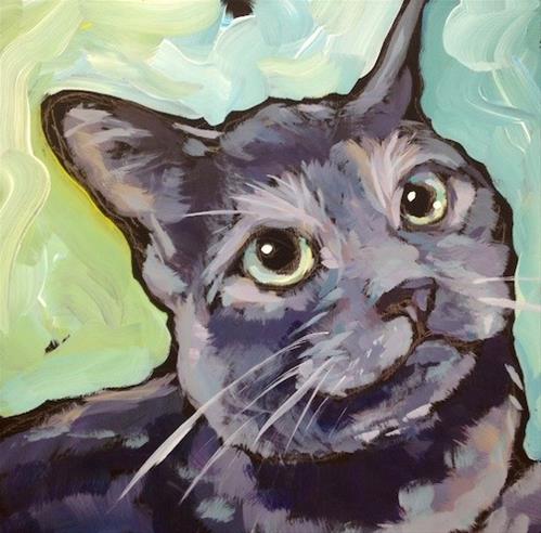 "Amelia!" original fine art by Kat Corrigan