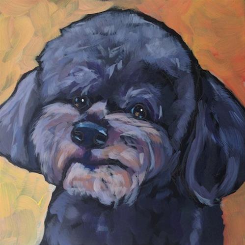 "July 7, Georgie" original fine art by Kat Corrigan