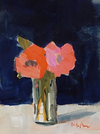 "coral roses" original fine art by Pamela Munger "coral roses" original fine art by Pamela Munger