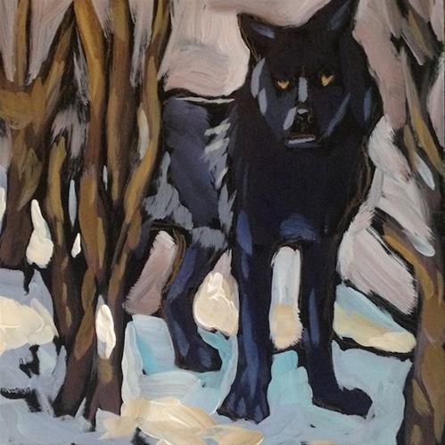 "Resident" original fine art by Kat Corrigan