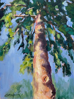 "1129 Things Are Looking Up" original fine art by Diane Campion