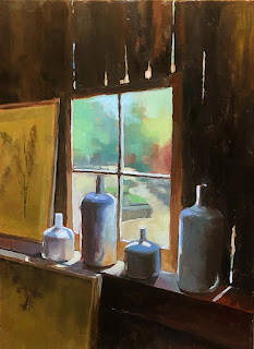 "Clay Bottle Lookout" original fine art by Eric Larson