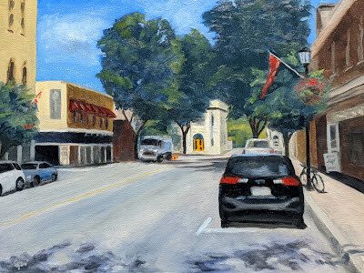 "Small Town" original fine art by Gary Westlake