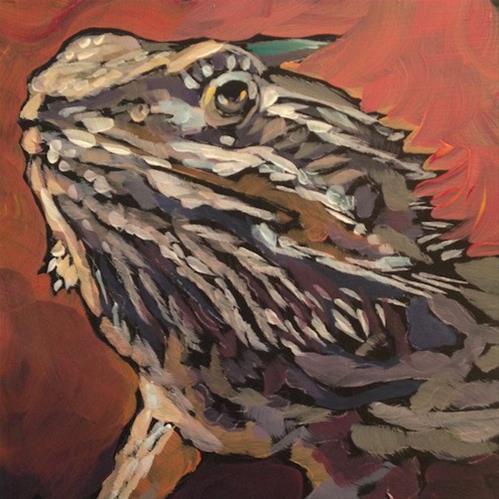 "March 28, Valentine!" original fine art by Kat Corrigan