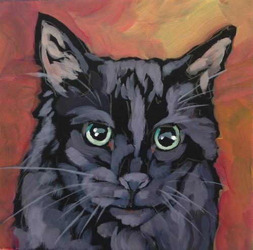 "March 16, Jinx!" original fine art by Kat Corrigan