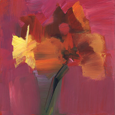 "4594 pizzelle" original fine art by Lisa Daria