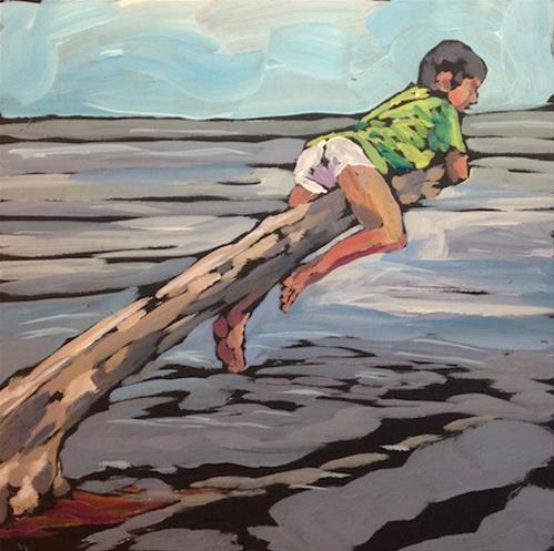 "Lake Perch" original fine art by Kat Corrigan