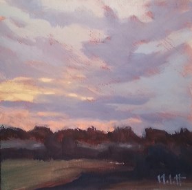 "Impressionist Landscape Oil Painting Midwest Artist Heidi Malott" original fine art by Heidi Malott