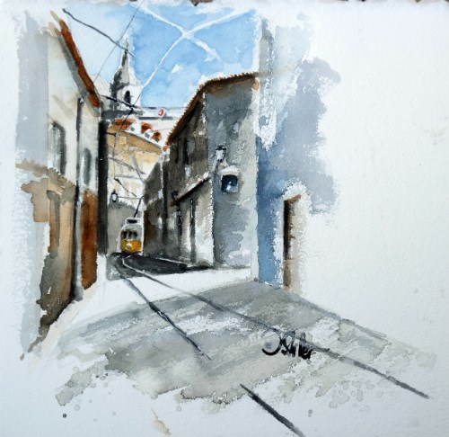 "2064 Electrico" original fine art by Dietmar Stiller