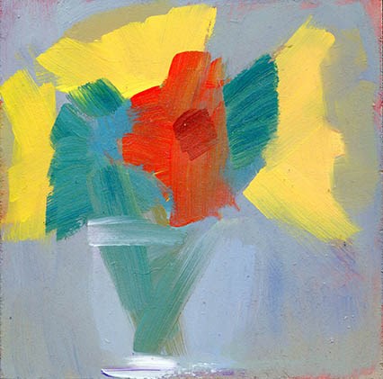 "3263 Rising Star" original fine art by Lisa Daria