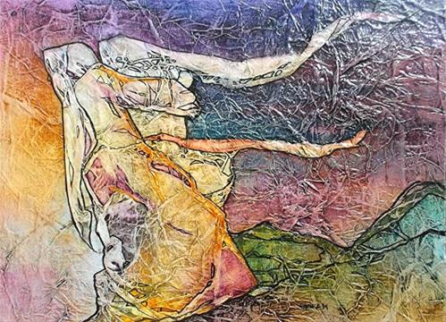 "Endless Moment" original fine art by lynne french