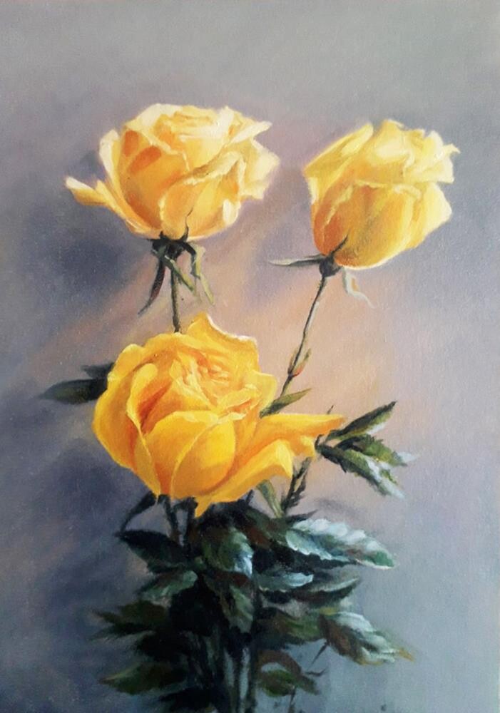 絵画 yellow roses by del gish 絵画 yellow roses by del gish yellow roses by del gish