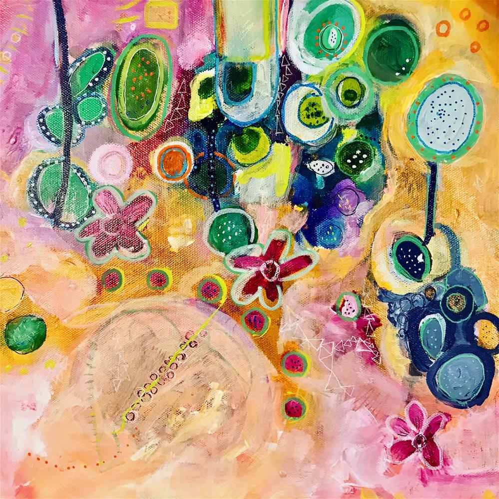 "Abstract of florals" by kathleen Grant