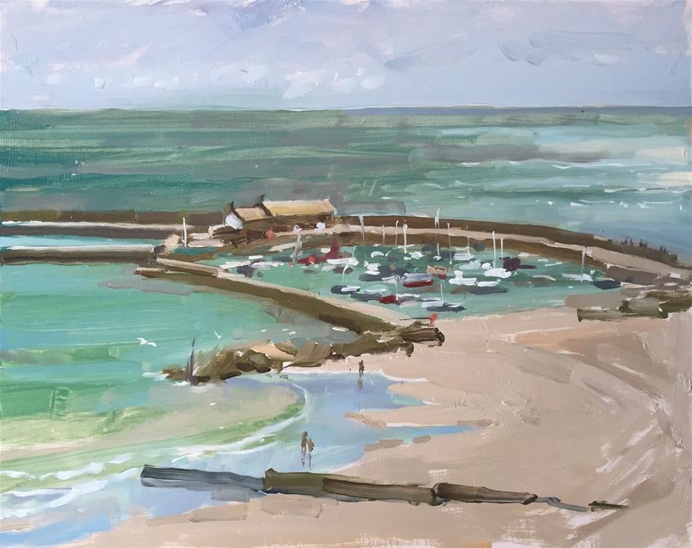 "Lyme Regis harbour" by HaideeJo Summers ROI