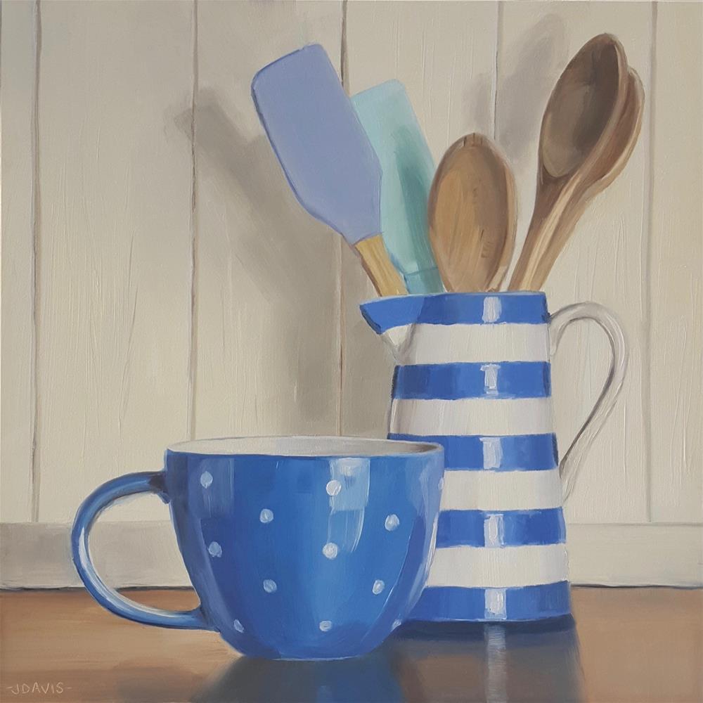 "Stripes, Spots, Spoons and Spatulas" by Jacqueline Davis