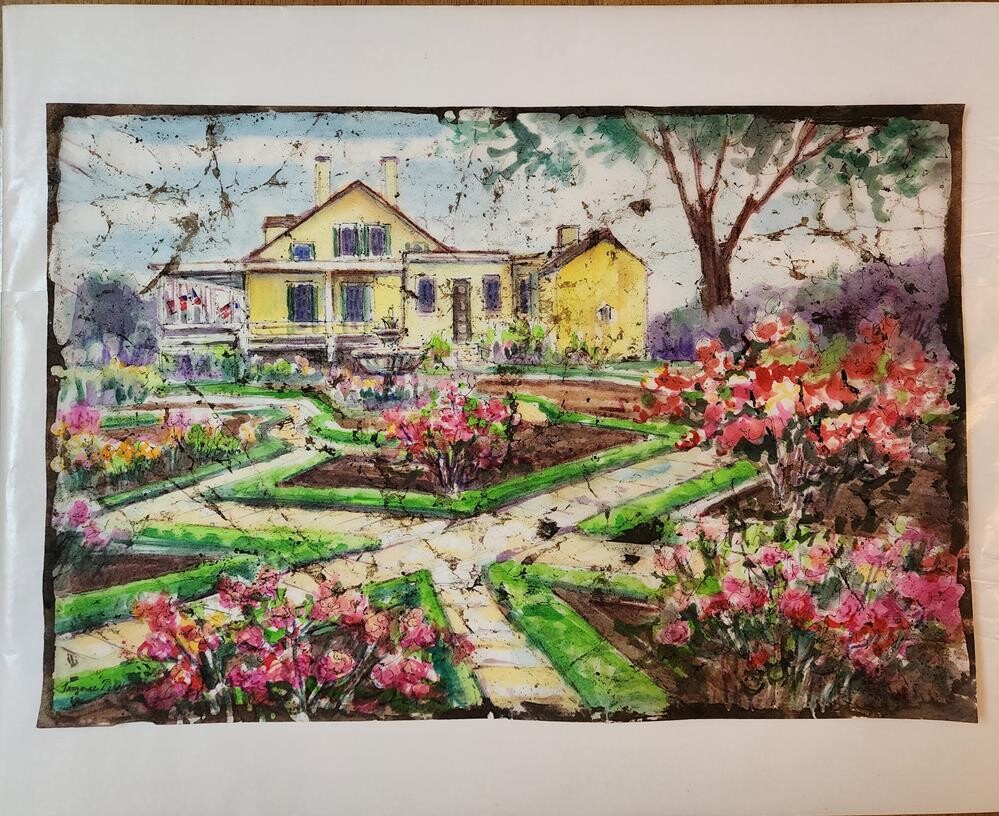 "Jean BaptisteValle House Batik" by Tammie Dickerson