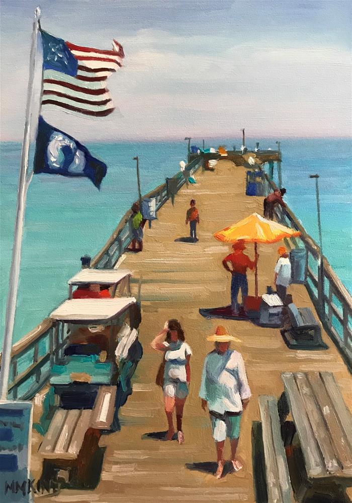 "Avalon Fishing Pier, Kill Devil Hil..." by Marilyn M King