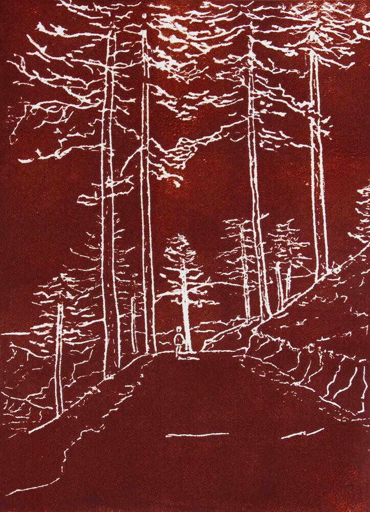 "Mountain Road, Troodos" by Kathleen McNamee