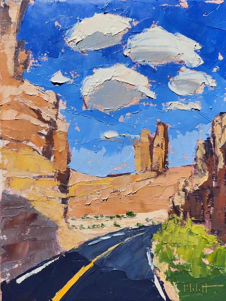 油絵絵画　art design artist m.t Heavenly Hood Art | Michael Mckee Gallery Inc.