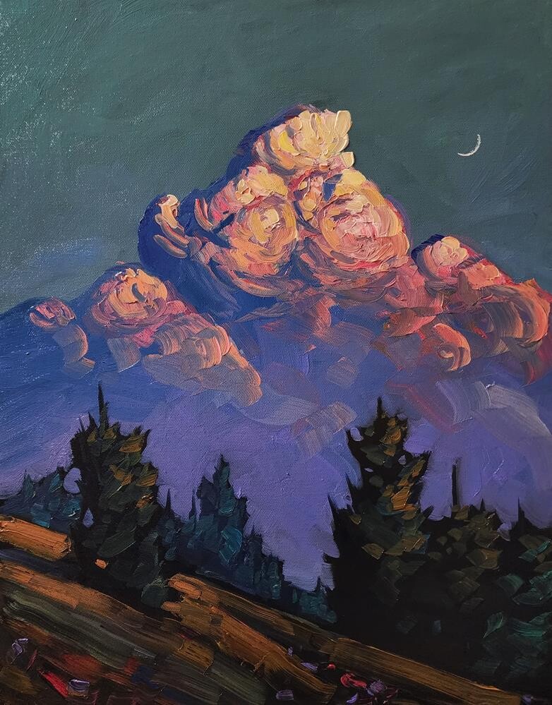 The Sign Awaits 20x16 