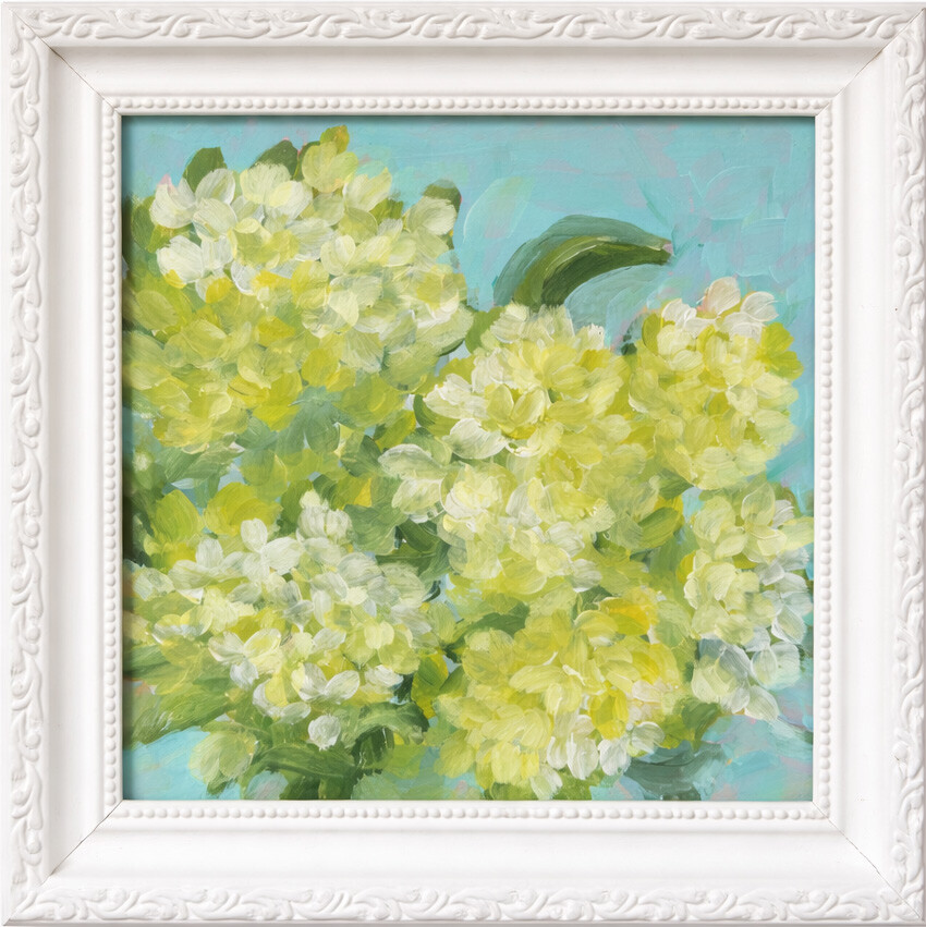 Hydrangeas Study - Vintage Framed O
