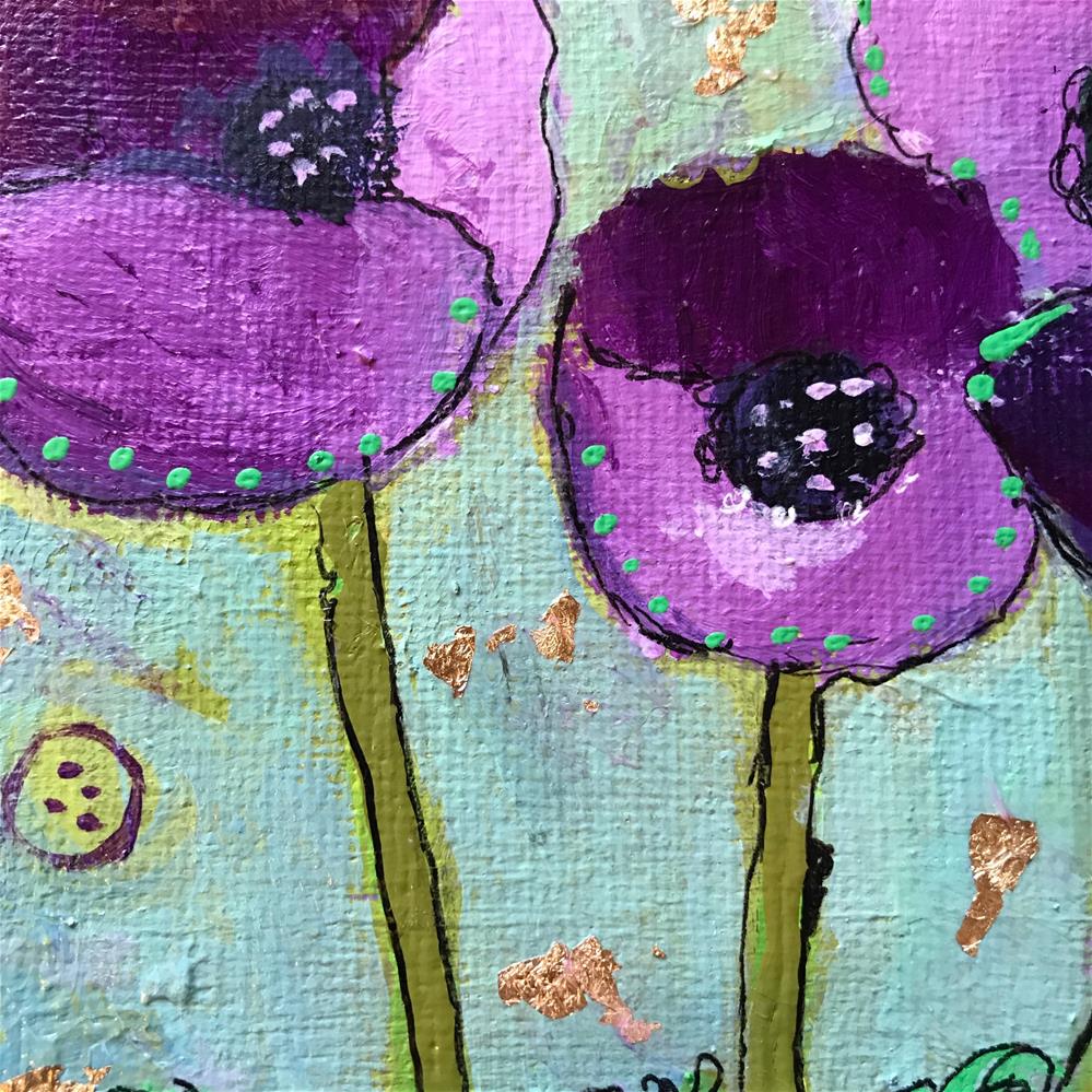 "Purple poppies" by kathleen Grant
