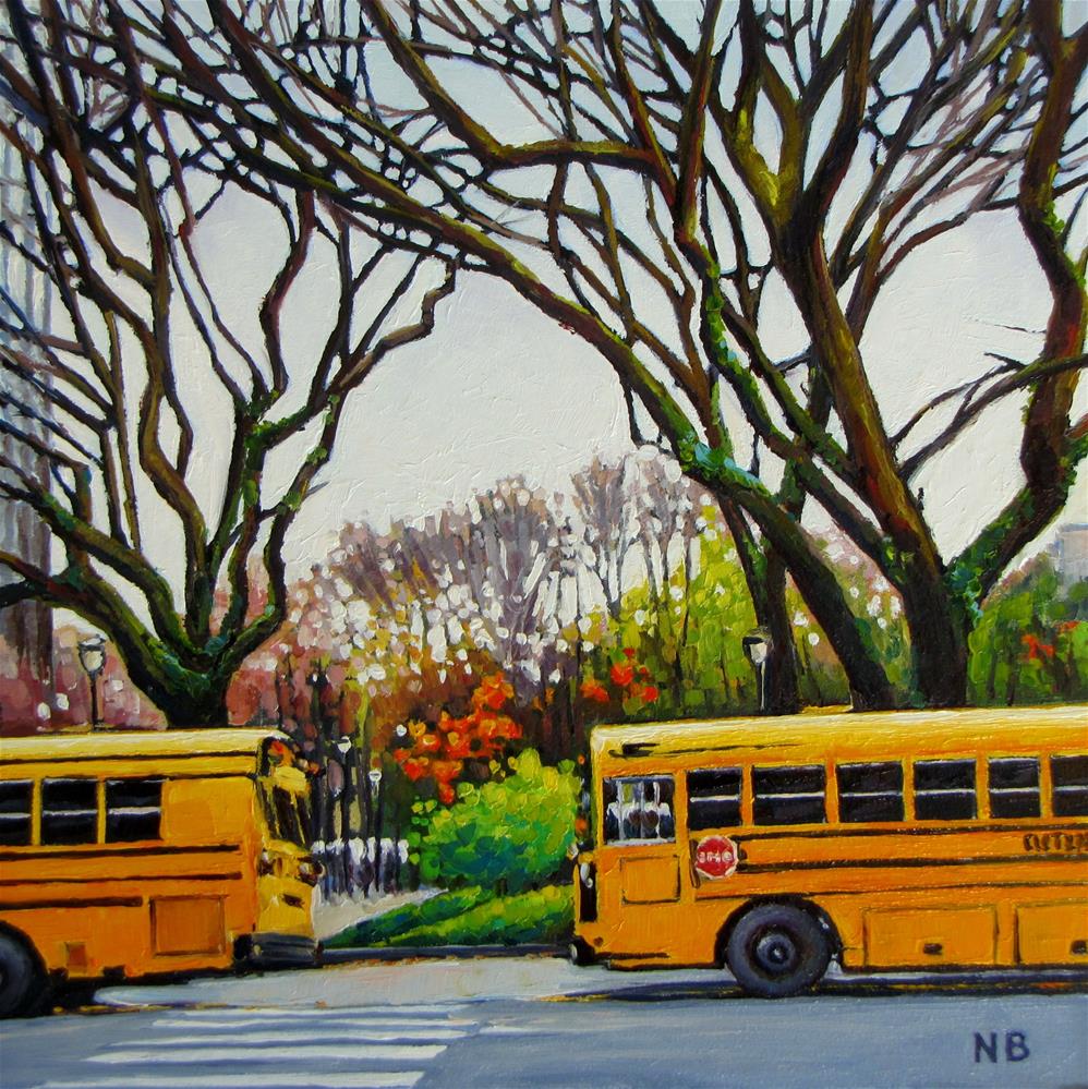 "Bus Parking" by Nora Bergman