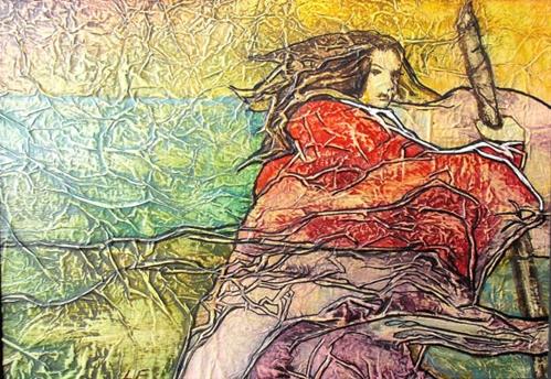 "Ever Onward" original fine art by lynne french