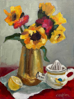 "1128 Sumer: Straight Up With a Lemon Twist" original fine art by Diane Campion