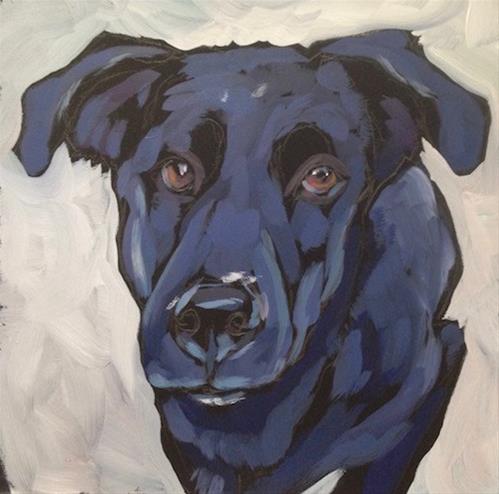 "July 18, Rosie!" original fine art by Kat Corrigan