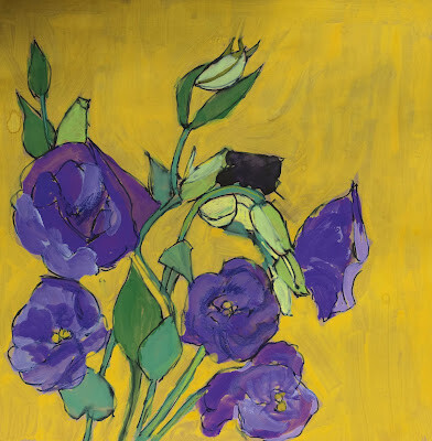 "Died Lavender" original fine art by Donna Crosby